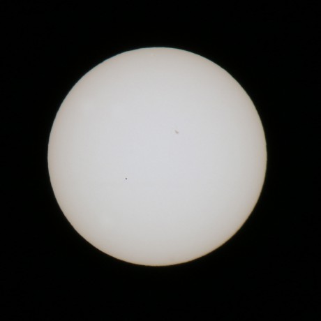 Sun and Mercury 09 May 2016